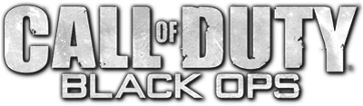 Call of Duty Black Ops title screen for Wii
